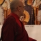 Un monaco buddista lungo il percorso