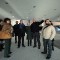 La V Commissione e i giornalisti presso il cantiere del museo
