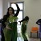 La performance delle danzatrici di Teatro Orfeo