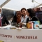 L\'Assessore Alessandro Altamura allo stand del Venezuela, paese ospite dell\'edizione 2011 di Cioccolatò
