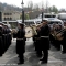 La Banda della Polizia Municipale suona durante l\'inaugurazione
