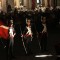 Un momento dell'esibizione dei Granatieri in piazza San Carlo