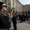 Un momento della commemorazione in piazza Palazzo di Città
