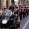 La fanfara dei carabinieri in via Roma