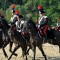 Il carosello storico del Reggimento a cavallo dei Carabinieri