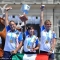 Le medaglie d\'oro Natalia Valeeva, Guendalina Sartori e Jessica Tomasi