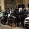 La Polizia Municipale in piazza Carignano