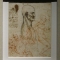 Leonardo da Vinci - Tronco di uomo di profilo con schema di proporzione, studio di cavallo e cavalieri