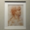Leonardo da Vinci - Testa virile di profilo incoronata di alloro