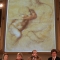 Un momento della conferenza stampa nella sala del Senato, a Palazzo Madama