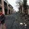 Il campo rom incendiato sabato 10 dicembre 2011