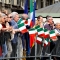 Tricolori in piazza Castello