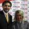 Stefano Gallo e la campionessa Stefania Belmondo