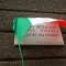 Il Tricolore copre la targa dedicata a Mario Molinari
