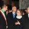Piero Fassino, Walter Barberis, Mario Monti insieme alla moglie Elsa