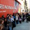 La catena umana organizzata in occasione della Giornata Mondiale contro il Razzismo