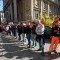 La catena umana organizzata in occasione della Giornata Mondiale contro il Razzismo