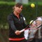 La campionessa sfida le giovani promesse del Tennis