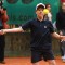 I palleggi con la Pennetta
