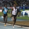 L\'arrivo dei 5000 mt, il vincitore Meli Ezekiel e Ayeko Thomas