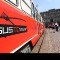 Il GusTo Tram dove si è tenuta la conferenza stampa itinerante