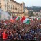 I tifosi in piazza Vittorio