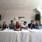 Un momento della conferenza stampa