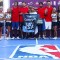 La General Manager di NBA Italia Katia Bassi premia i vincitori della tappa torinese
