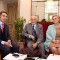 Il Presidente del Consiglio Comunale Giovanni Maria Ferraris riceve l'ex Sindaco Giovanni Picco con la moglie