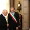 Il Presidente della Repubblica Giorgio Napolitano con Il Sindaco Piero Fassino