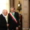 Il Presidente della Repubblica Giorgio Napolitano con Il Sindaco Piero Fassino