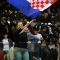 Una tifosa croata al Palavela