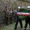 La corona delle Associazioni della Resistenza del Piemonte