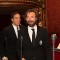 I giocatori della Juve lasciano la Sala Rossa