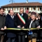 Il taglio del nastro alla presenza del Sindaco Fassino, dell\'Assesore Lubatti e del Presidente della Circoscrizione 10 Novello