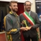 Roberto Finardi riconsegna a Daniele Garozzo l’oro Olimpico di Rio 2016