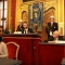 Il presidente del Consiglio comunale Fabio Versaci apre la cerimonia ufficiale
