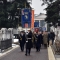 Il Gonfalone della Città apre il corteo al Cimitero Monumentale
