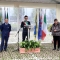Un momento della cerimonia di intitolazione