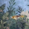 Parete affrescata con pittura da giardino, 25-50 d.C, Pompei VI 17, 42 - Casa del Bracciale d’oro