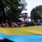 Il flash mob per l'Ucraina
