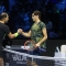Stretta di mano fra  Rafa Nadal e Taylor Fritz