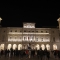 La nuova illuminazione a led sulla facciata di Palazzo Civico, creata dall'artista Luca Bigazzi
