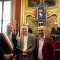 Arturo Brachetti ambasciatore di Torino nel mondo con il Sindaco Stefano Lo Russo e il Vicepresidente Vicario del Consiglio Comunale  Domenico Garcea