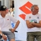 Kevin Schwantz, campione mondiale ’93 di Moto GP, e Franco Uncini