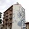 MIllo, il “pittore volante”, torna a Torino per il restyling del gigantesco murale in Barriera di Milano