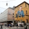 Il murale dedicato a Piero Angela in via Verdi