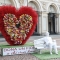 Torino celebra l’amore con il Cuore di Fiori in piazza San Carlo