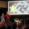 L’assessora alla Cultura Rosanna Purchia e Stefano Zenni, direttore artistico del Torino Jazz Festival, introducono il concerto