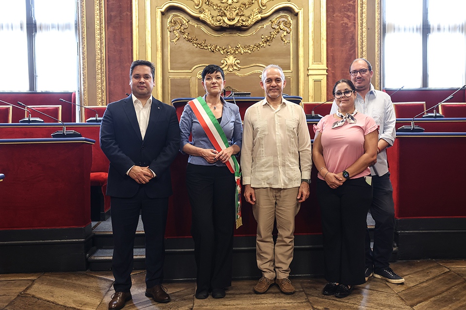 Una delegazione della Repubblica di Cuba ricevuta a Palazzo Civico
